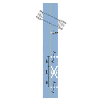 铁路平交道口标线