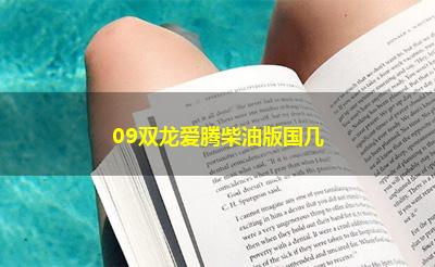 09双龙爱腾柴油版国几